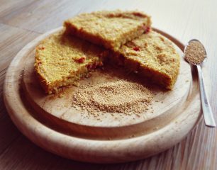 Amaranth-Zucchini-Kuchen